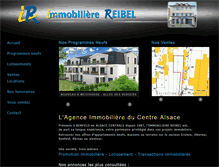 Tablet Screenshot of immo-reibel.com